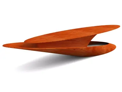Alavus Large Coffee Table Low-poly 3D model