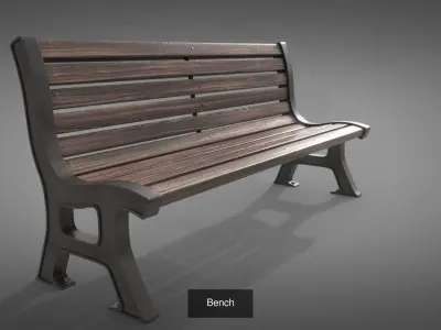 Benches bench 3D Model Pack