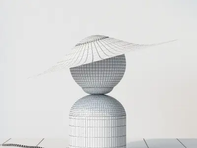 Intueri Light - Bonbon with disc 3D model
