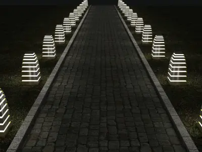 garden lighting 3D model