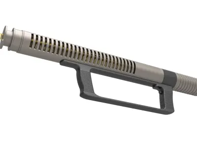 Laser Rifle from the movie Forbidden Planet 1956 3D print model