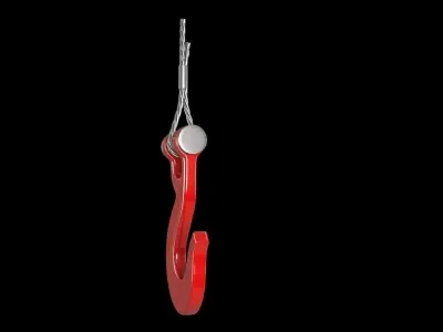 Hook 3d hanging 3D model