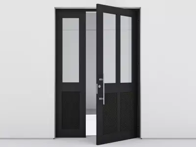 Aluminium door 132 3D model