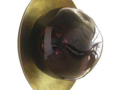 Handle Studio Plate Lamp 3D model