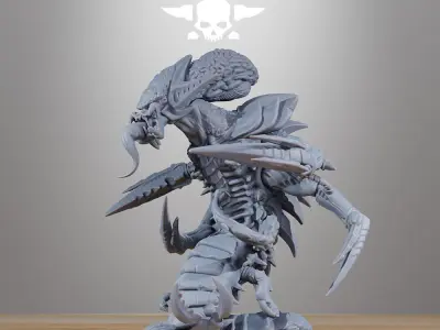 Xenarid Brainiac 3D print model