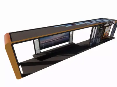 Bus Stop Collections -B11 3D model
