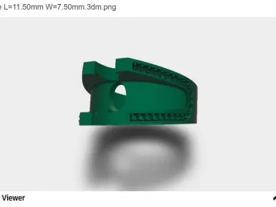 Men Ring with an Oval Cut Center Stone 3D print model