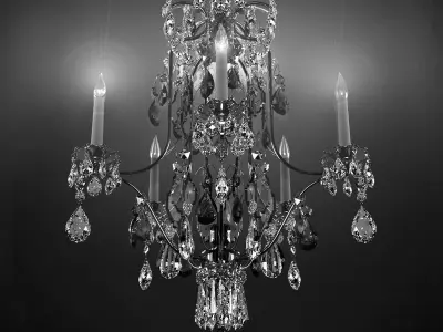 Chandelier Crystal 3D model purchase