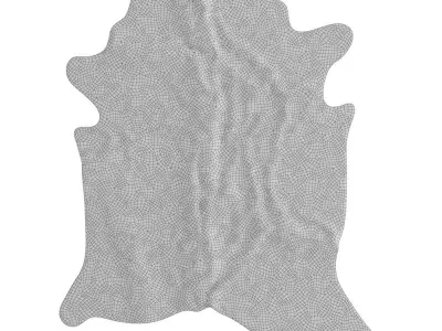 Animal skin rug 11 3D model