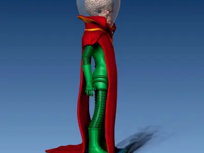 Alien from the movie Mars Attacks 3D print model