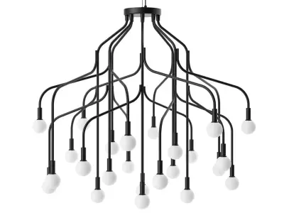 Vekst Chandelier Lamp L by Normann Copenhagen 3D model