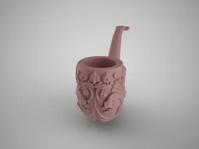 Patterned Pipe 3D print model