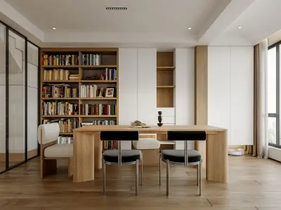 apartment interior scenes     3D model 37