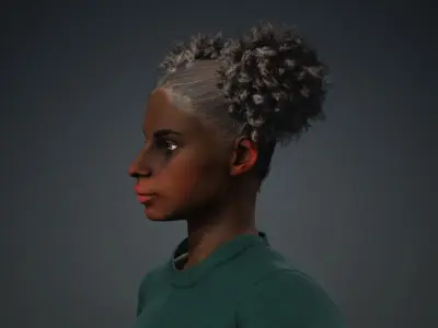 MAYA FEMALE CAHRACTER 3D model 3D model