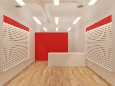 Small Retail Space 3D model