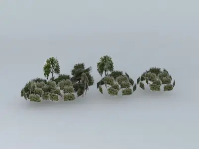 Street trees Minas Gerais Free 3D model