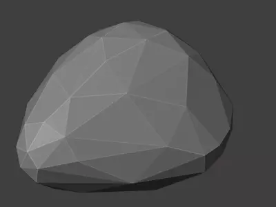 Low Poly Rock 18 Free low-poly 3D model