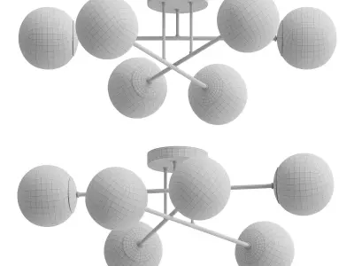  Magnum ceiling light 3D model