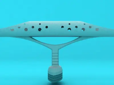 H0 HO scale 3D printed concrete bridge  3D print model