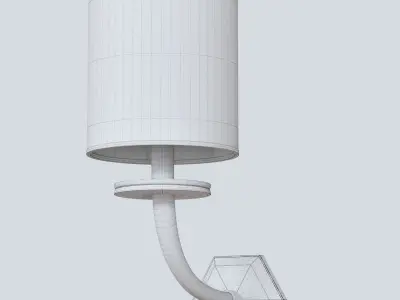  Gold Clear crystal 3D model