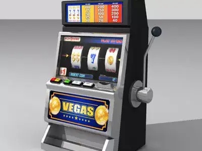 Slot machine 3D model