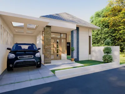 MINIMALIST HOUSE DESIGN 3D model