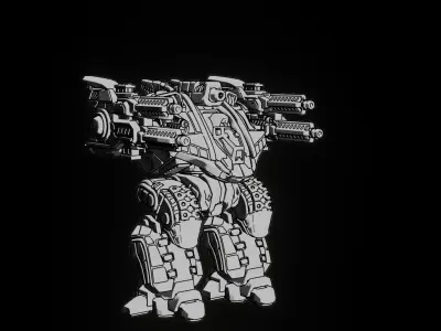 Zelus - Assault Mech 3D print model