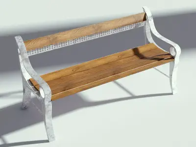 Street Bench 3D model