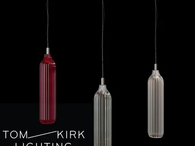 Flute Pendant by Tom Kirk Lighting 3D model