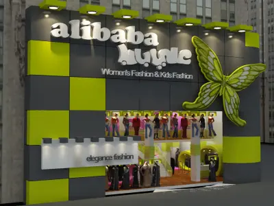 Cloth Mall Center - 3d Max Model 2018 - Vray 3D model