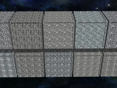 40 Seamless Sci-fi Patterns - CORRODED Texture