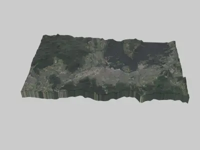 OSLO City Low-poly 3D model