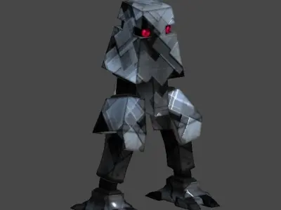 Megedo robot1 Low-poly 3D model