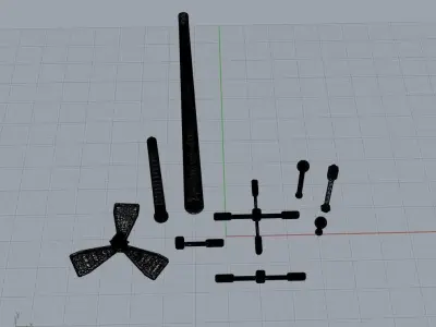 Exterior Lamp Pack 3D print model