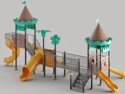 Playground 3d Model HQ 3D model