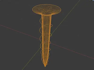 self-taping screw Free 3D model