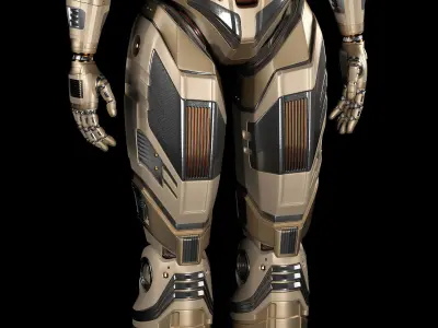 Robot Man 2 Rigged BASIC EDITION 3D model