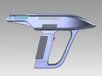 Star Trek The Next Generation Romulan Disruptor 3D model