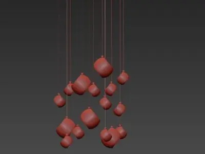 Tribes 3 lampa wiszaca TossB 3D model