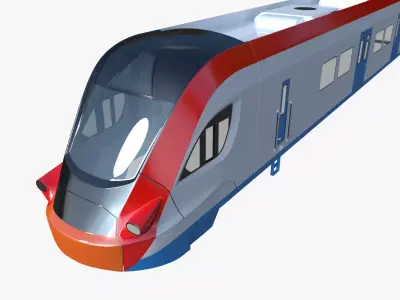Ivolga train 3D model
