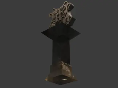 Hogwarts sculpture 3D model