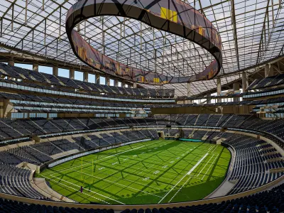 SoFi Stadium California USA  Low-poly 3D model