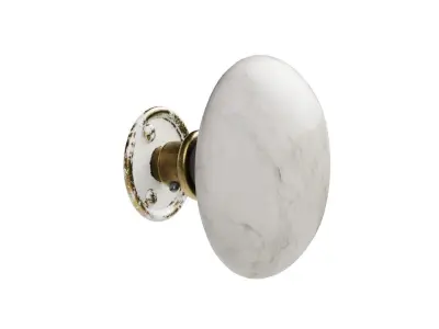Antique Door Handles Set 3D model