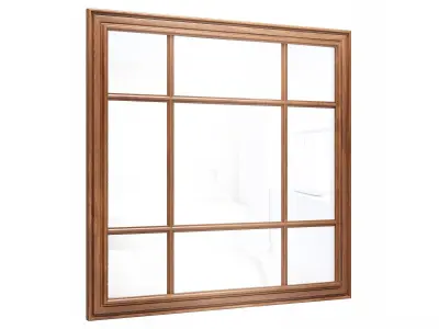 Mirror in a wooden frame GZ-M1026 3D model
