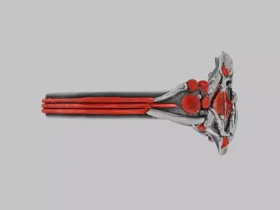 Sci-fi Ring Low-poly 3D model