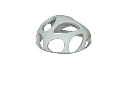 SciFi Cube Object No 52717 Low Poly Shape Low-poly 3D model