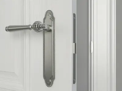 Classic Door 3D model 14