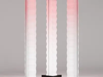 Cometa Floor Lamp Low-poly 3D model