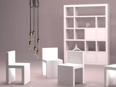 Hooked 60 Nude 3D model