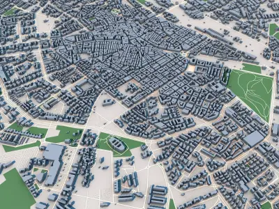 Foggia City Italy 3D model